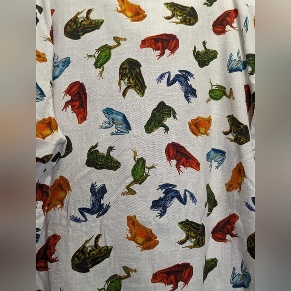 Dangerfield organic cotton button front amphibian shirt - Picture 6 of 8